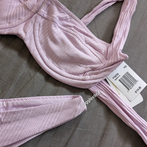 L*Space Camellia Cabana Bikini Set Peony - Picture 5 of 10